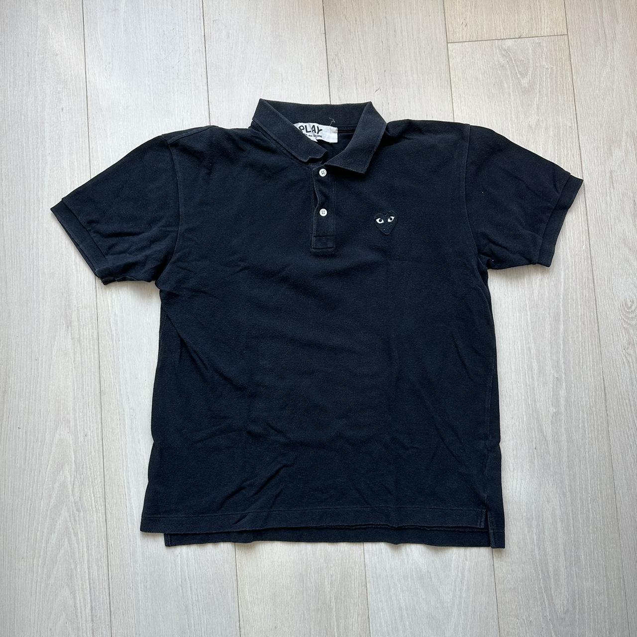 Comme des Garçons Play Men's Black Polo-shirts | Depop