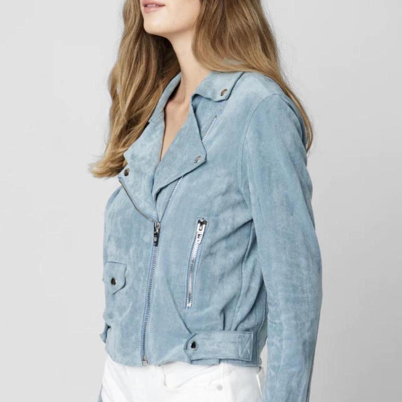 Blank nyc blue suede jacket best sale