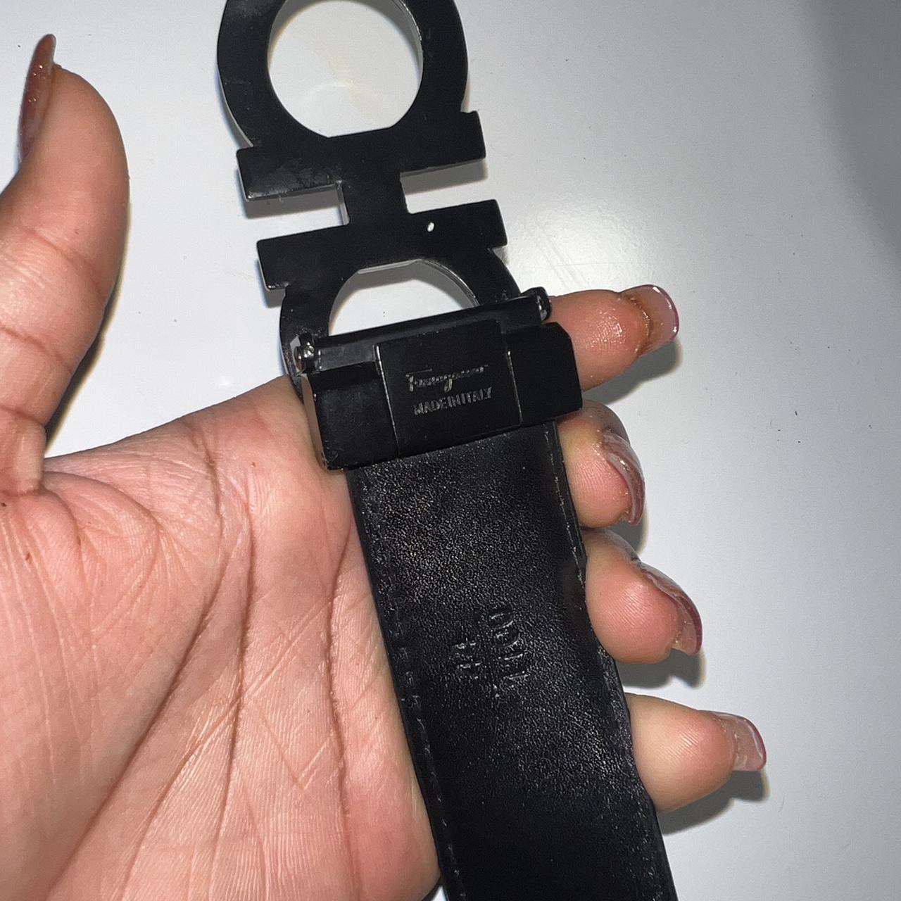 Genuine Salvatore Ferragamo black belt with. Depop