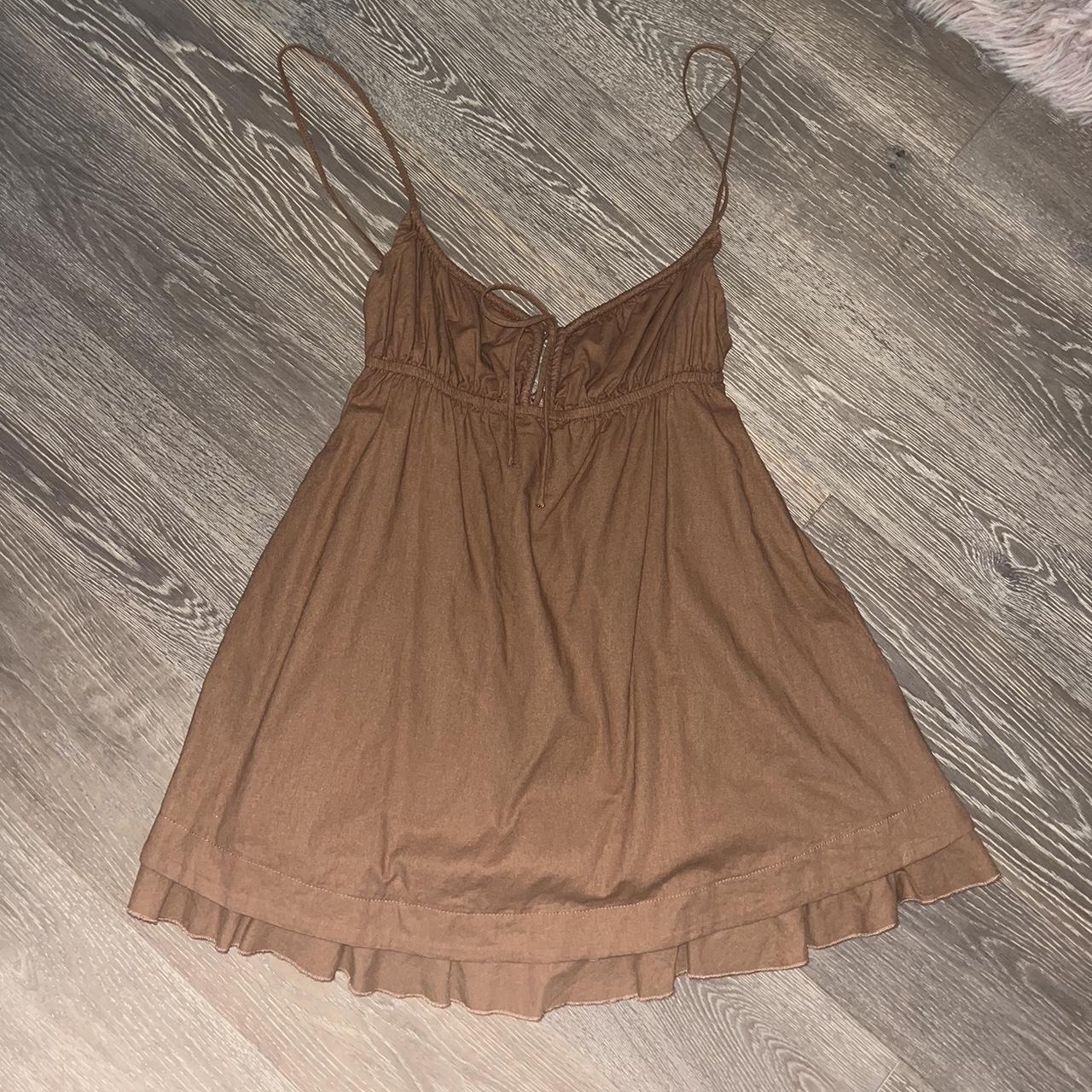 Princess Polly Women's Brown Dress Depop