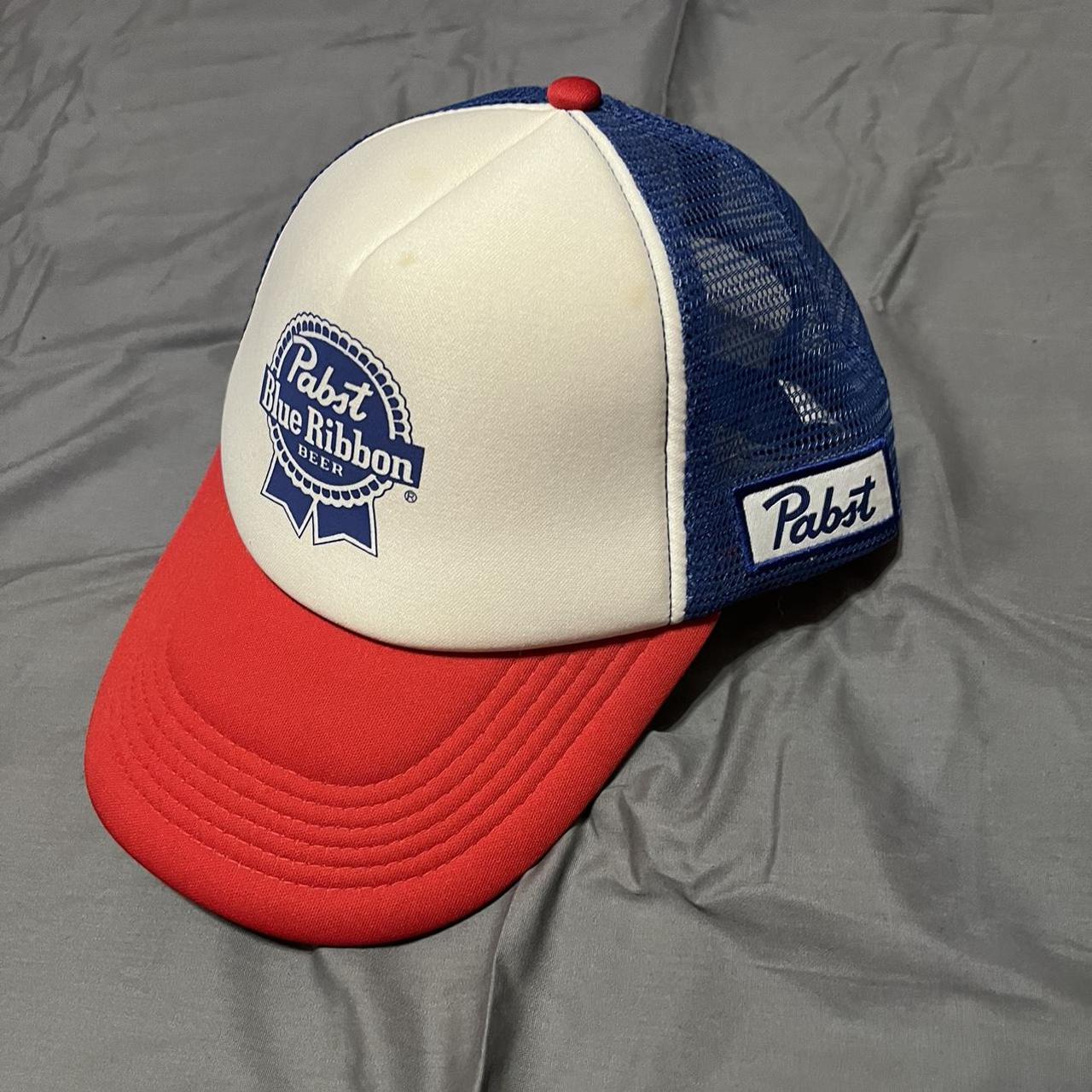 Men's Red and Blue Hat | Depop