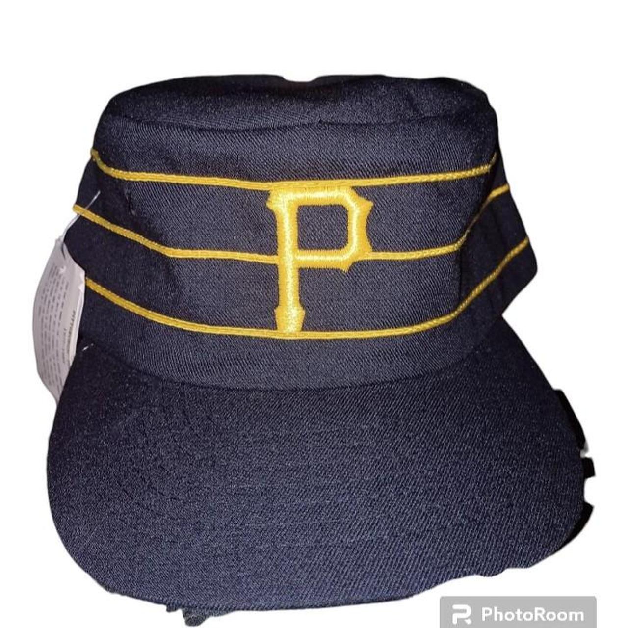 Vintage Pittsburgh Pirates Hat Snapback Pillbox MLB - Depop