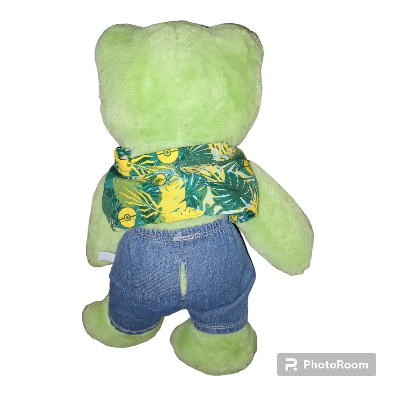 Build a bear worship spring green stuffed 16” plush - Depop