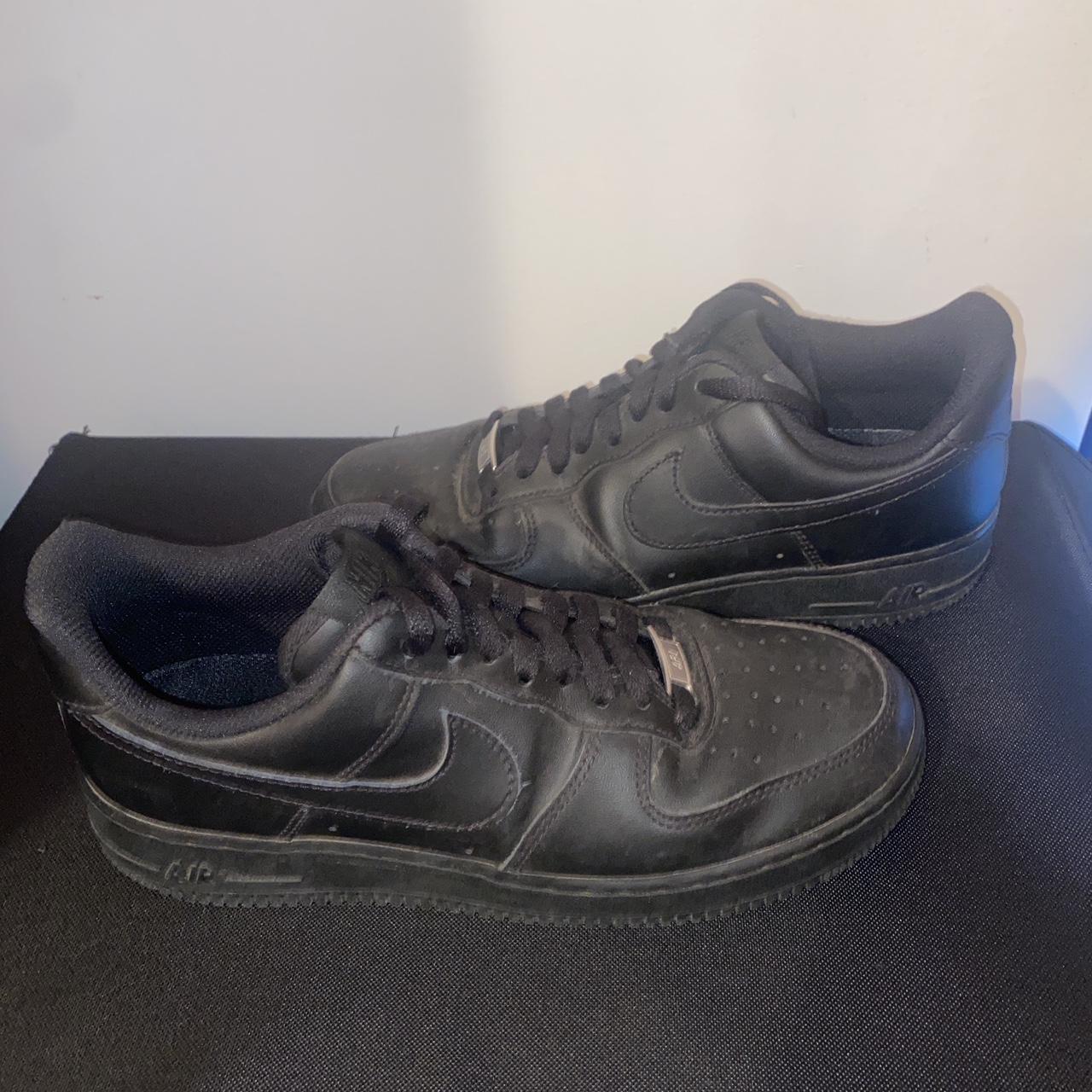 mens nike air force 1 black size 9