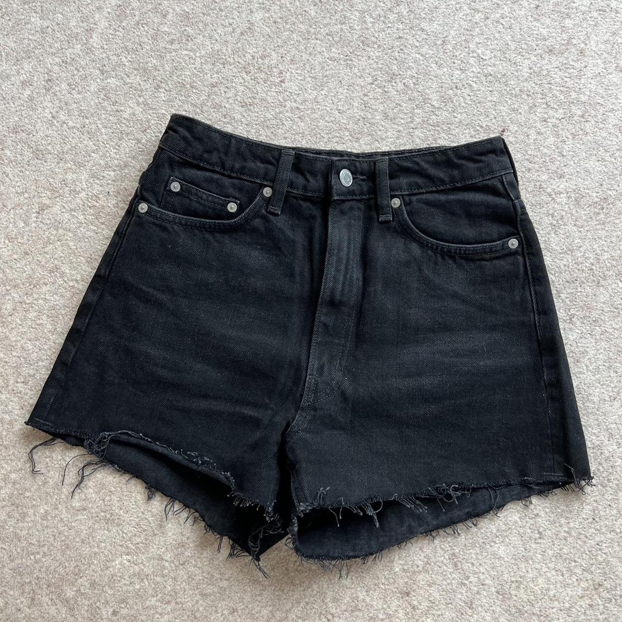 weekday denim shorts