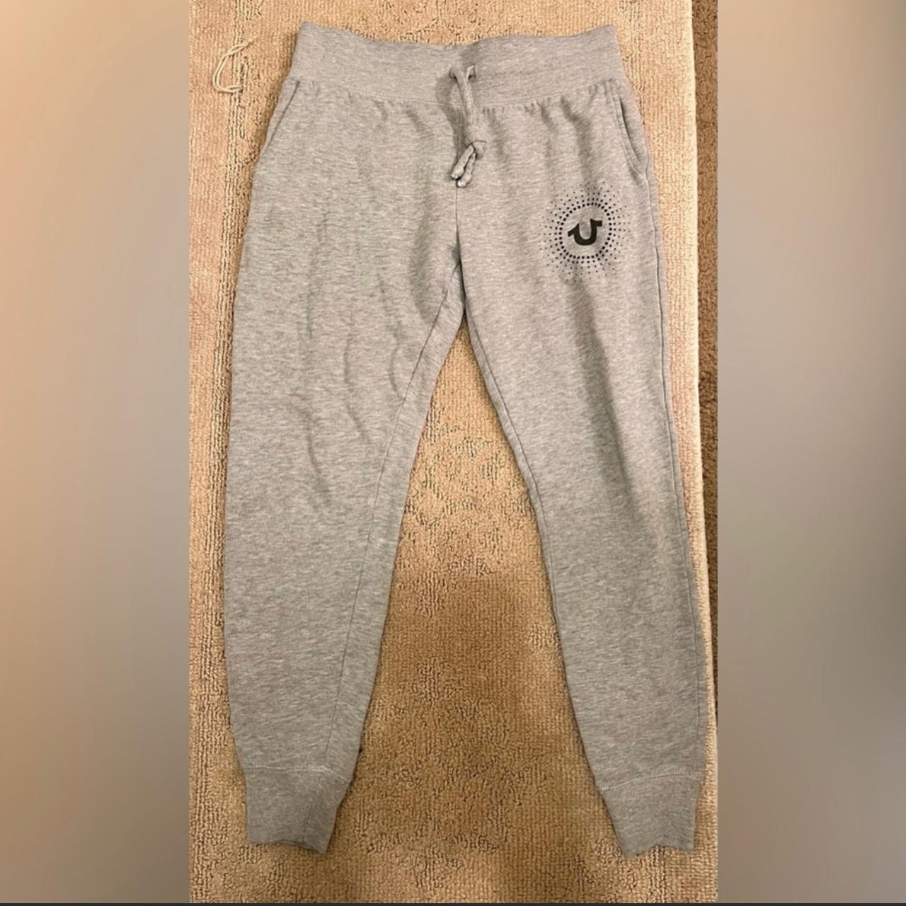 Grey true hot sale religion joggers