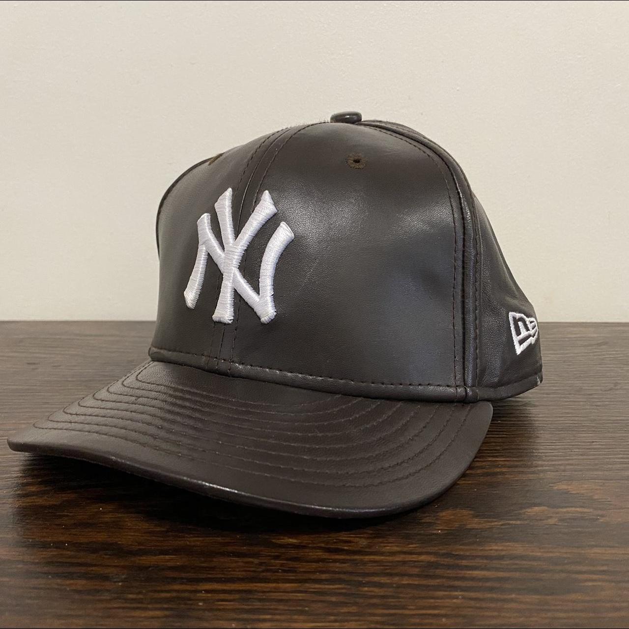 New Era New York Yankees Vintage Brown and Tan - Depop