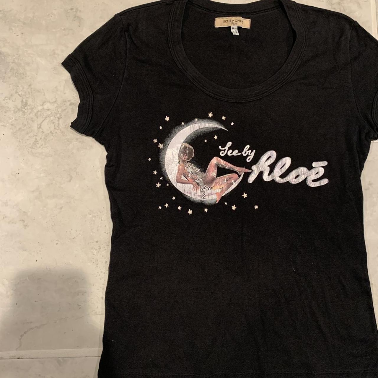 See by Chloé Women's Black T-shirt (2)