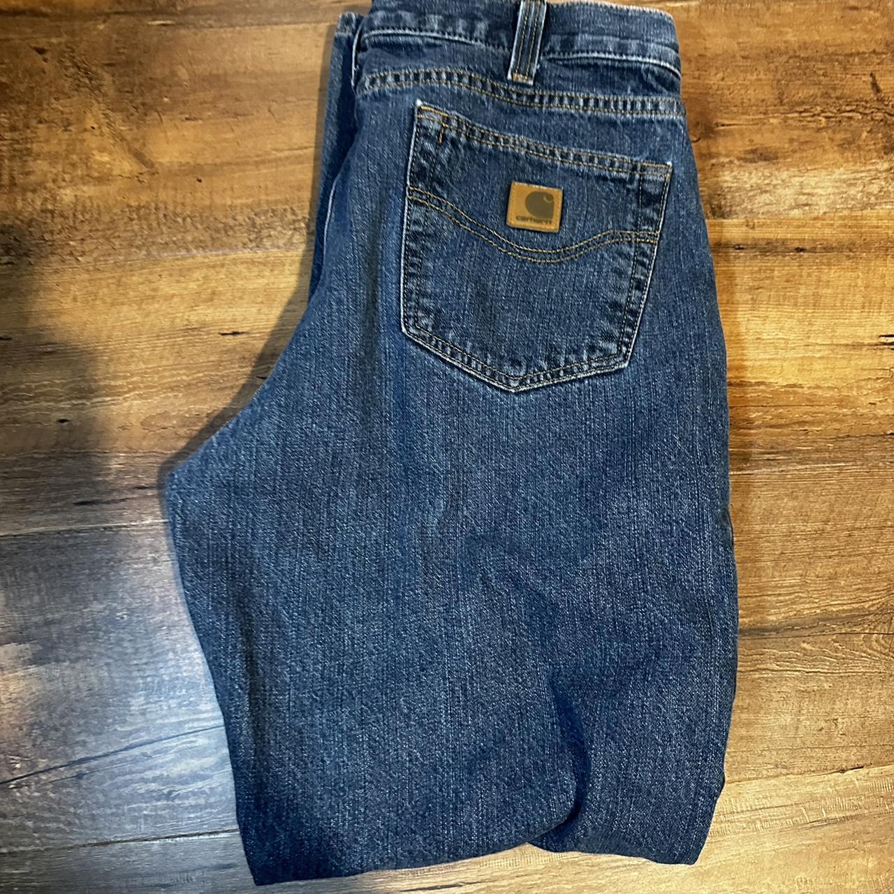 Carhartt 36x34 Relax fit Jeans - pm with ny... - Depop