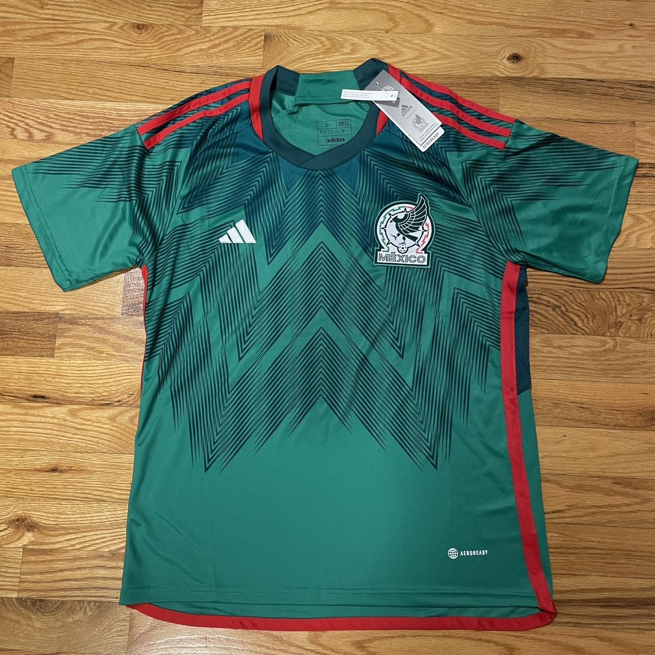 adidas Mexico Home Fan Shirt, Green, Men's