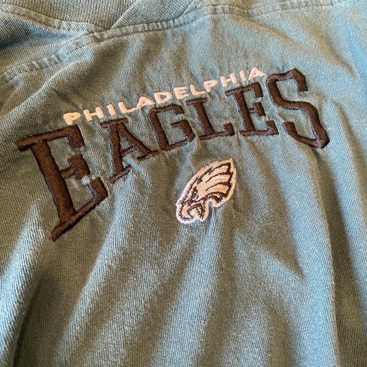 vintage philadelphia eagles t shirt y2k philly - Depop