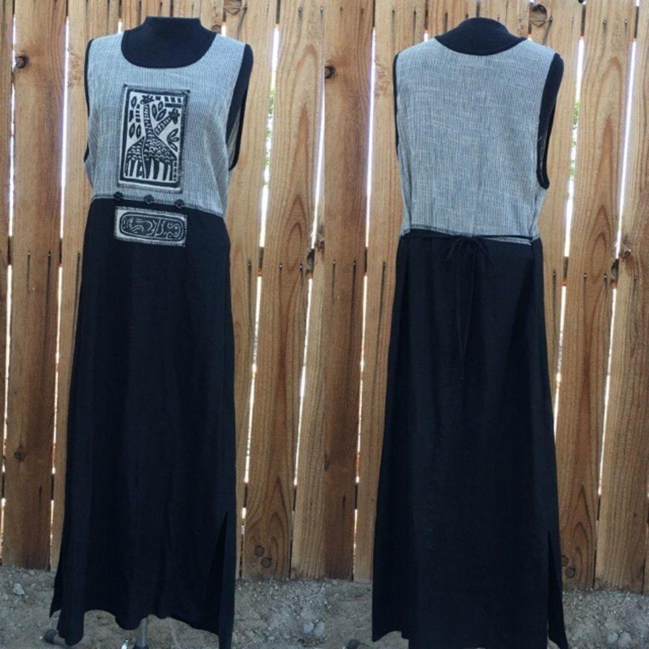 Tank top style maxi hot sale dress