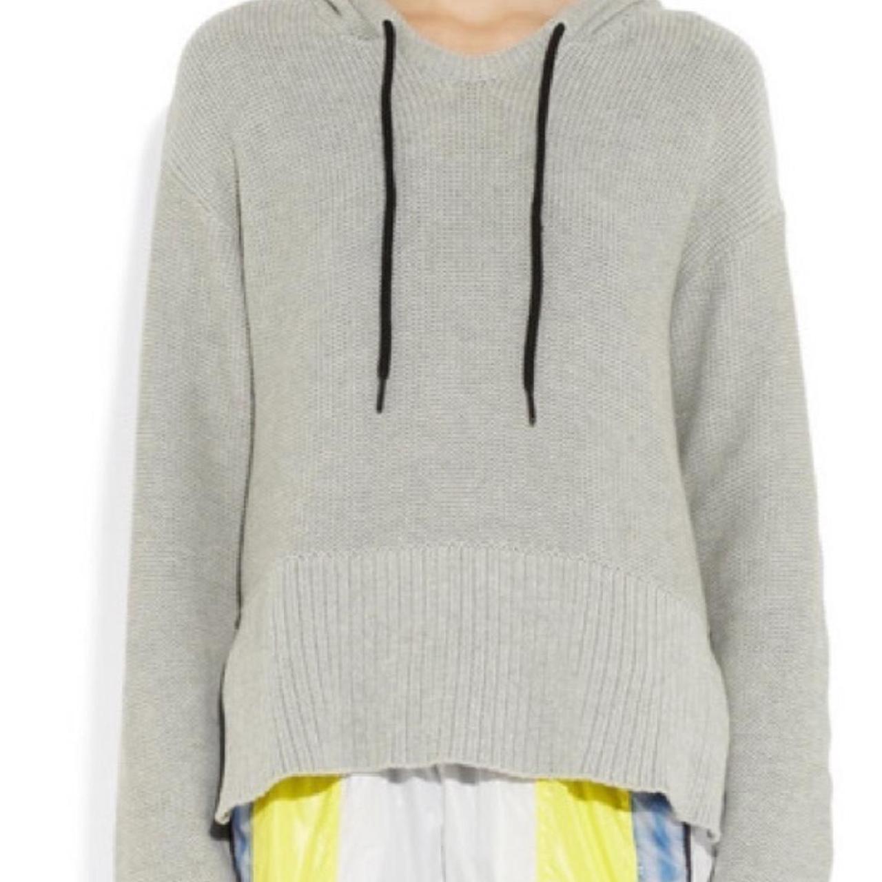 Alexander Wang knit hoodie. Size XS, can fit small.... | Depop 