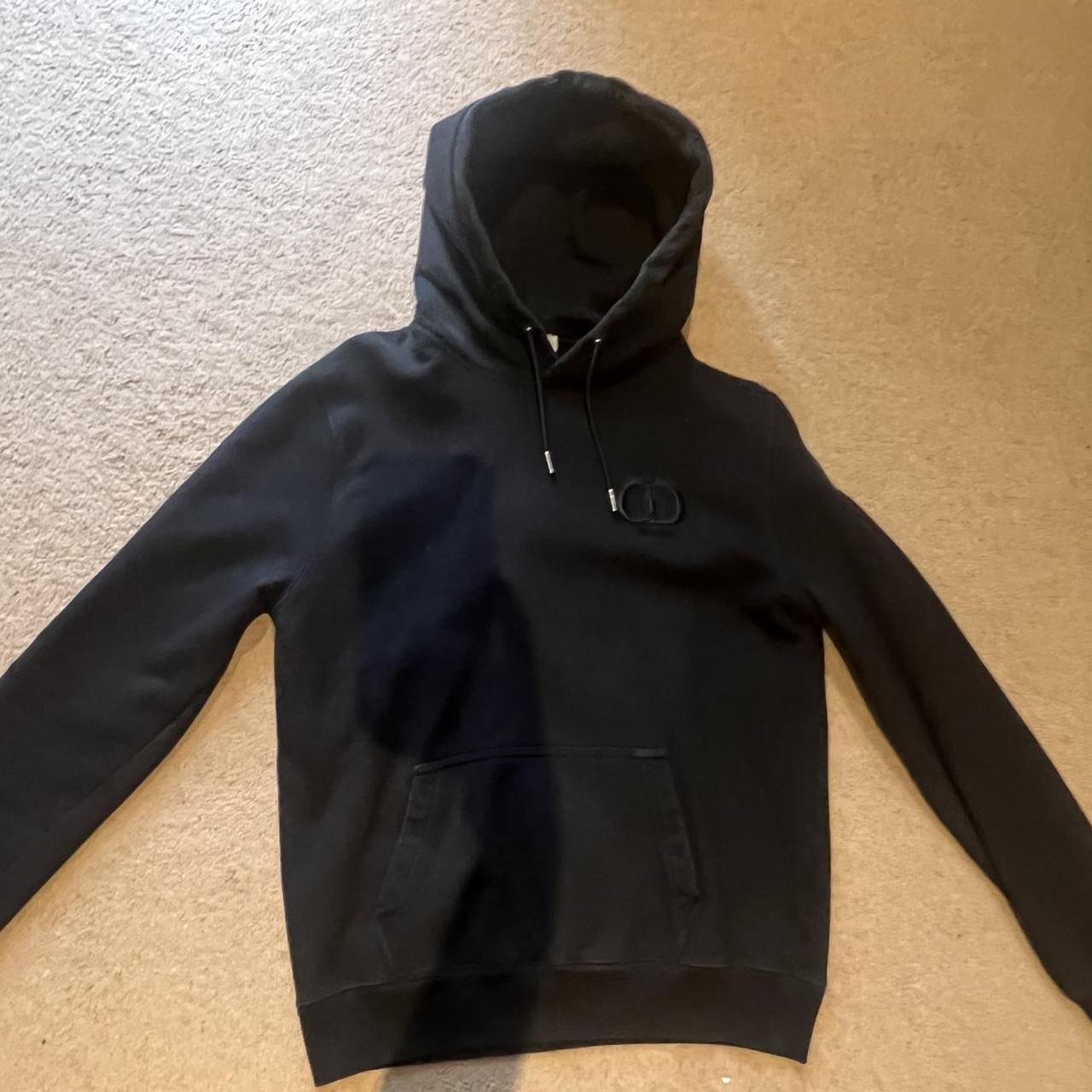 Mens Christian Dior black hoodie. Excellent... - Depop