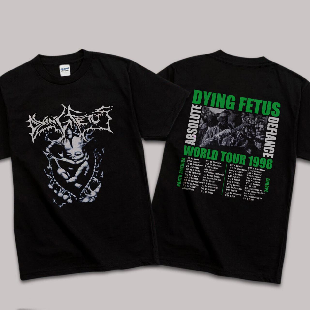 Vintage 80s 90s Dying Fetus World Tour 1998 Absolute...