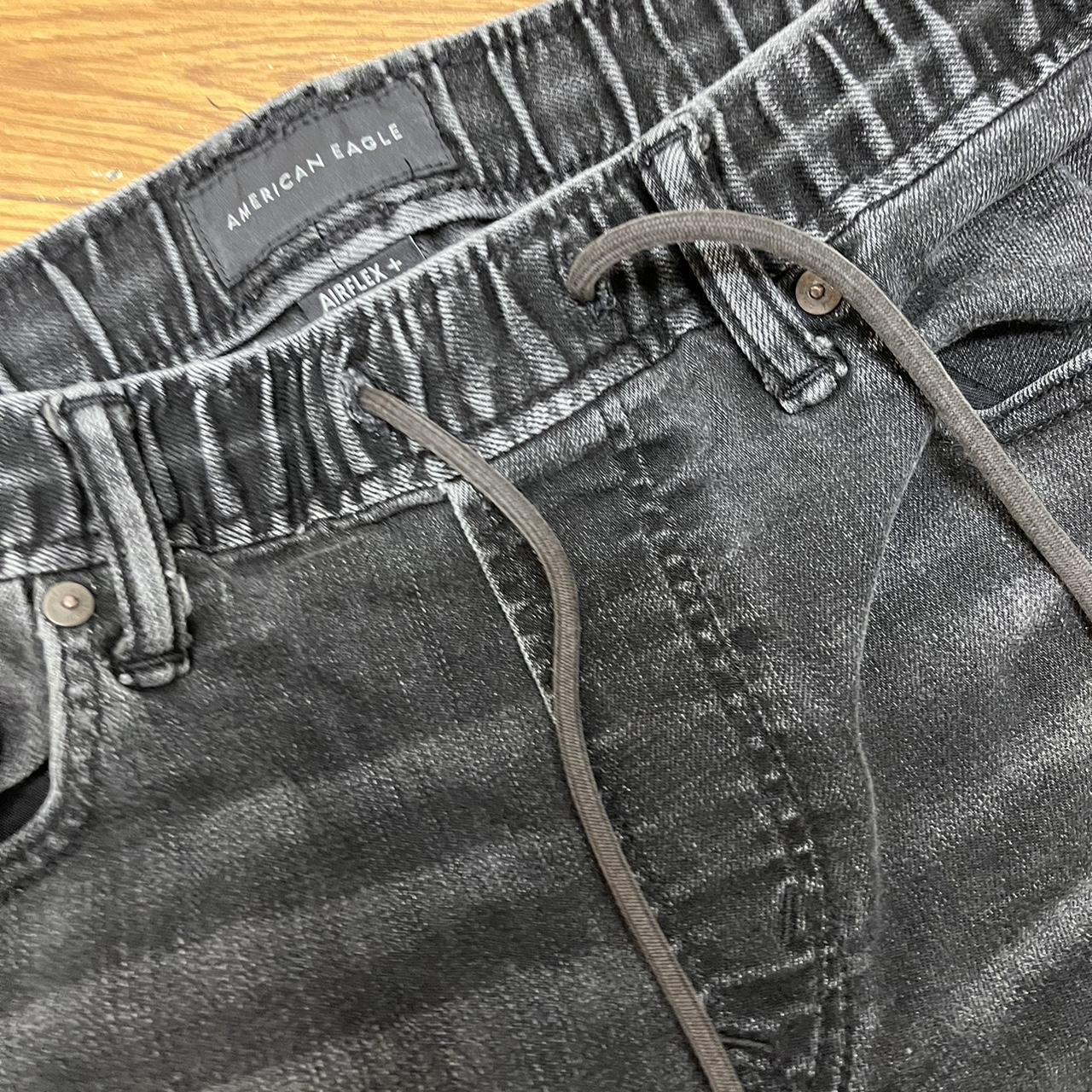 🔥 American Eagle Jogger Jeans 🔥 Black Denim Jogger... Depop