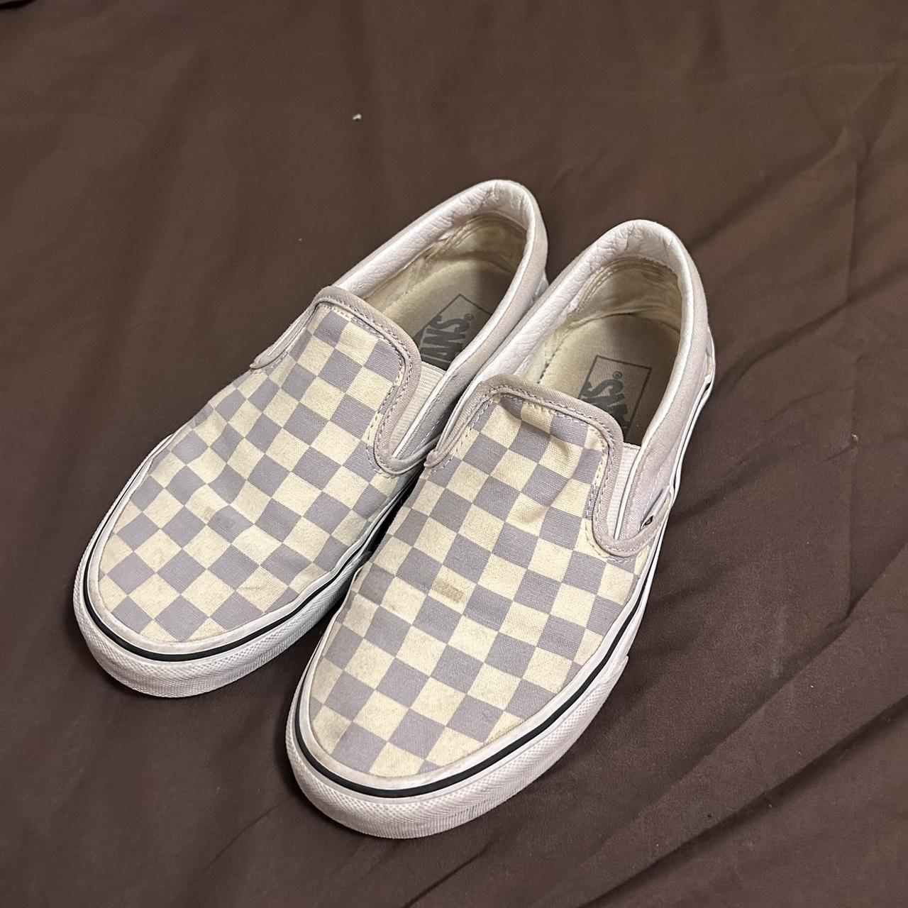 Size 7 checkered vans sale