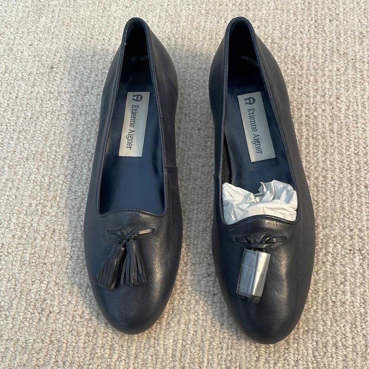 Vintage Etienne Aigner Leather Flats Wendy I with