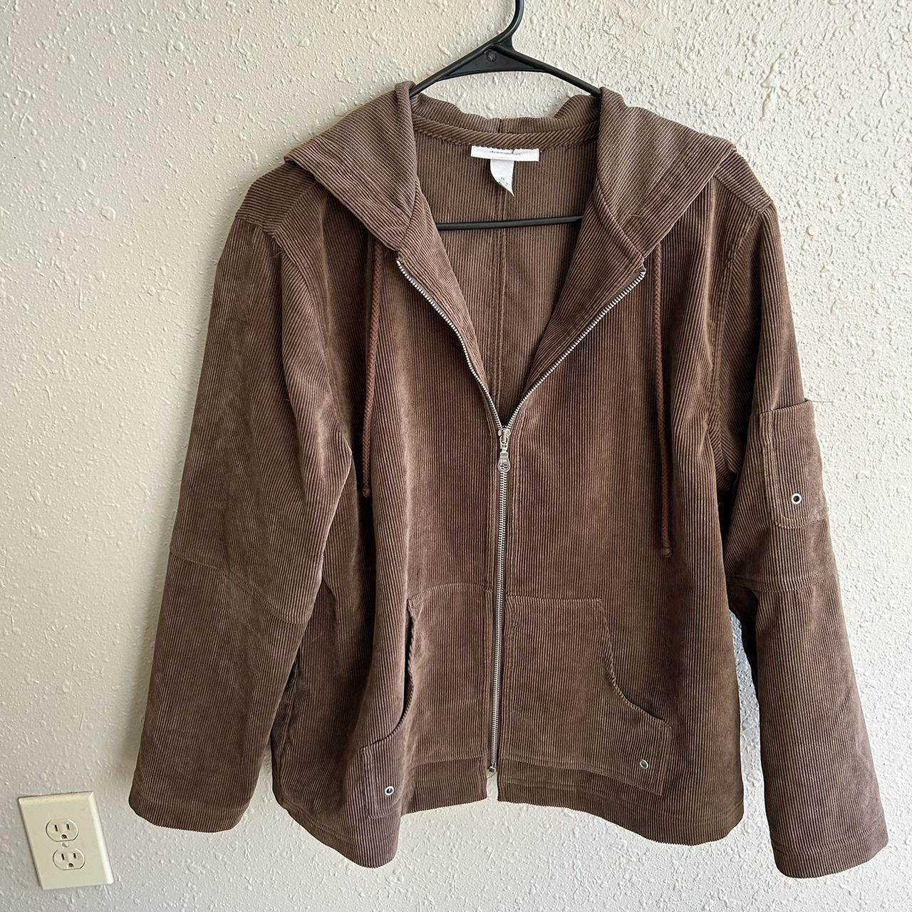 women’s brown corduroy jacket! free shipping!!!!... Depop