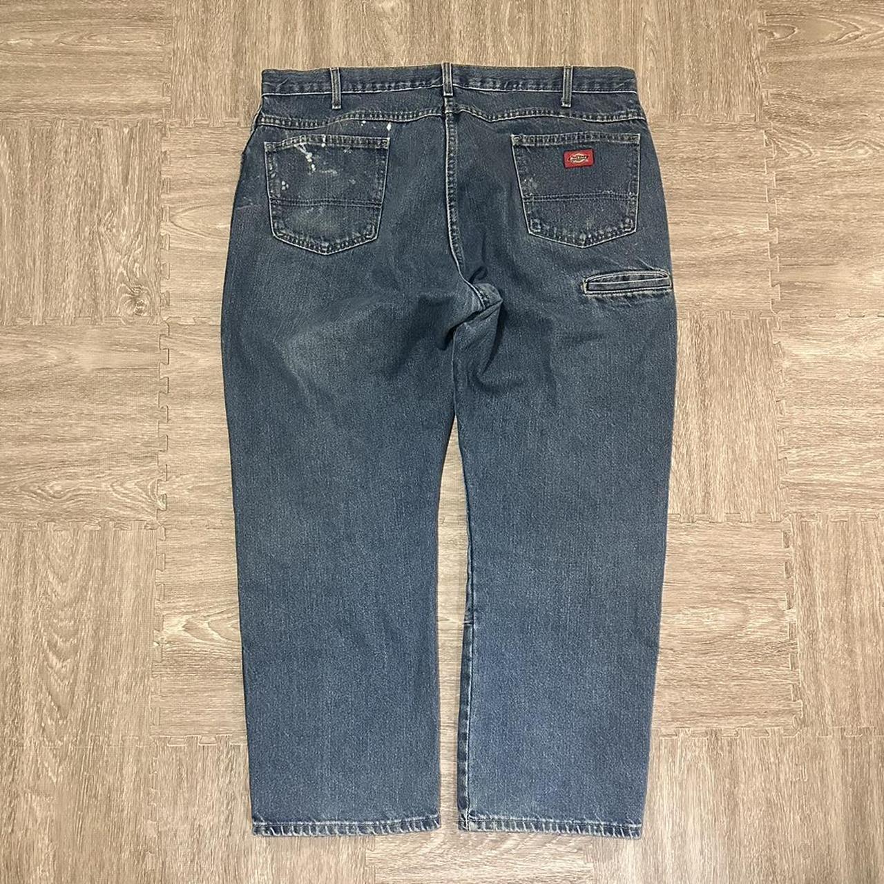 Dickies Loose fit double knee jeans. Size: W40xL30.... - Depop