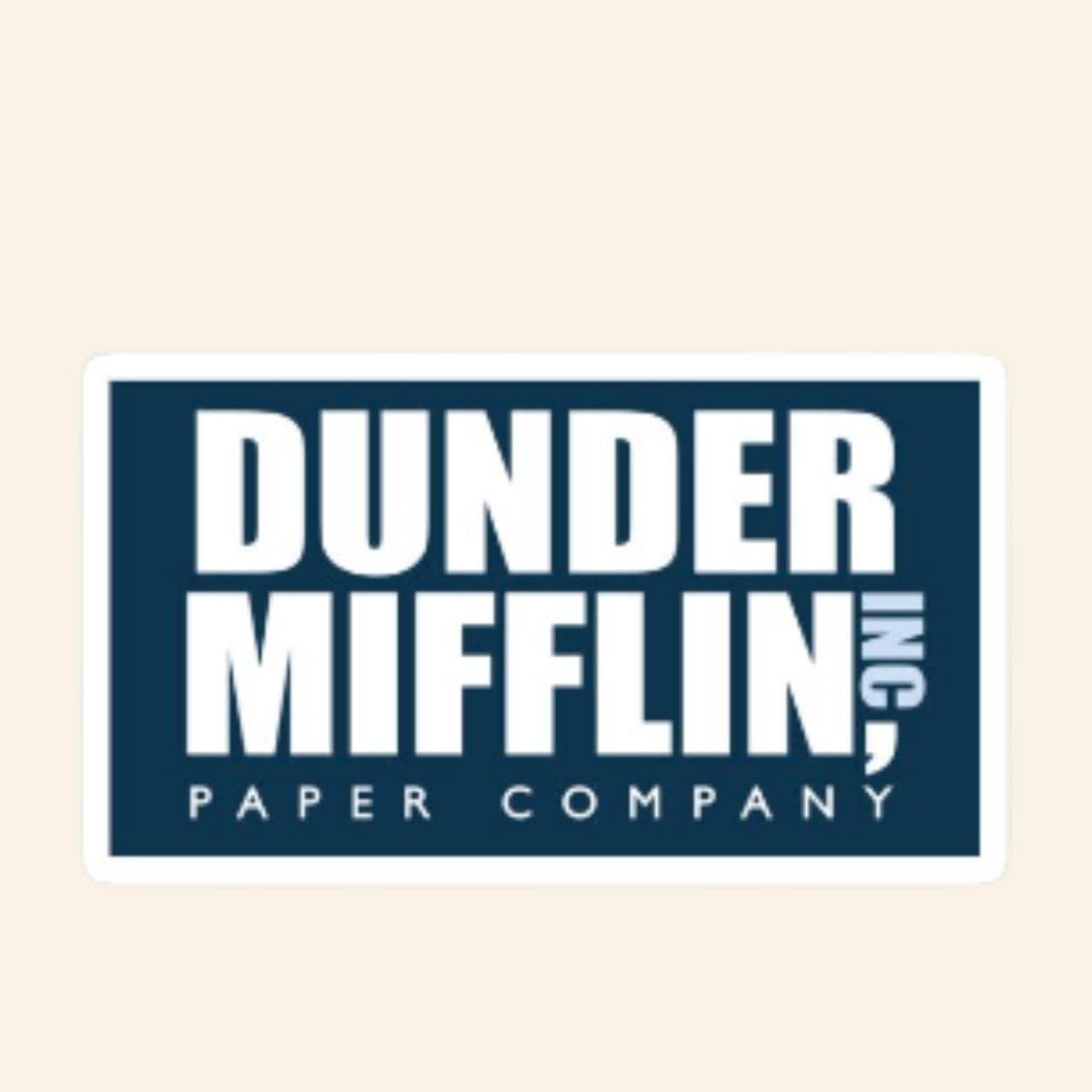 The Office Dunder Mifflin Paper Company Logo Depop