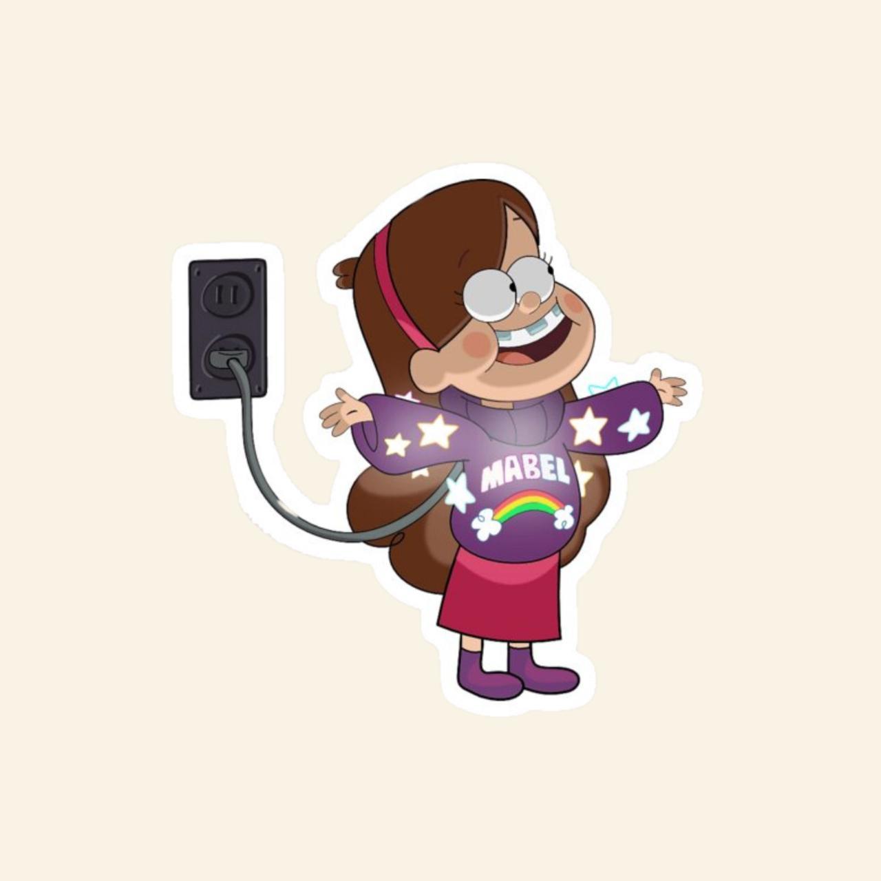 Gravity Falls Vinyl Sticker Decal - Mabel Pines... - Depop