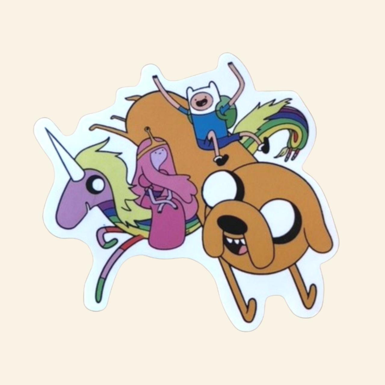 Adventure Time Vinyl Sticker - Finn x Jake x... - Depop