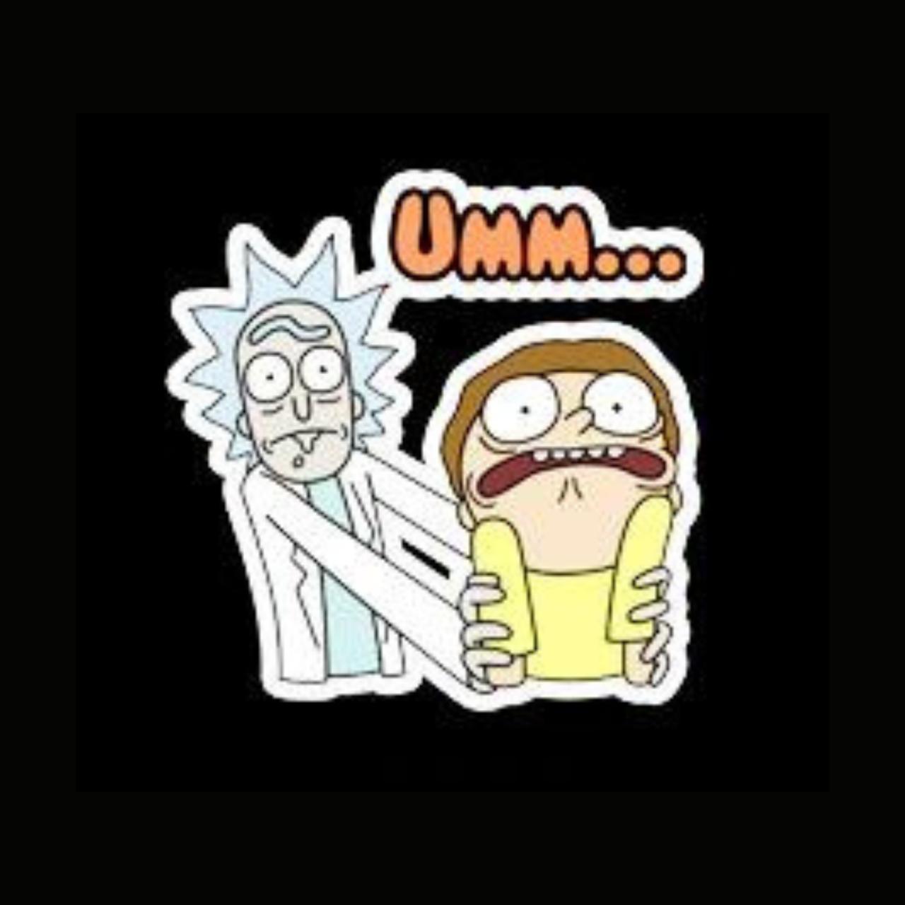 rick-and-morty-pvc-vinyl-matte-sticker-decal-depop