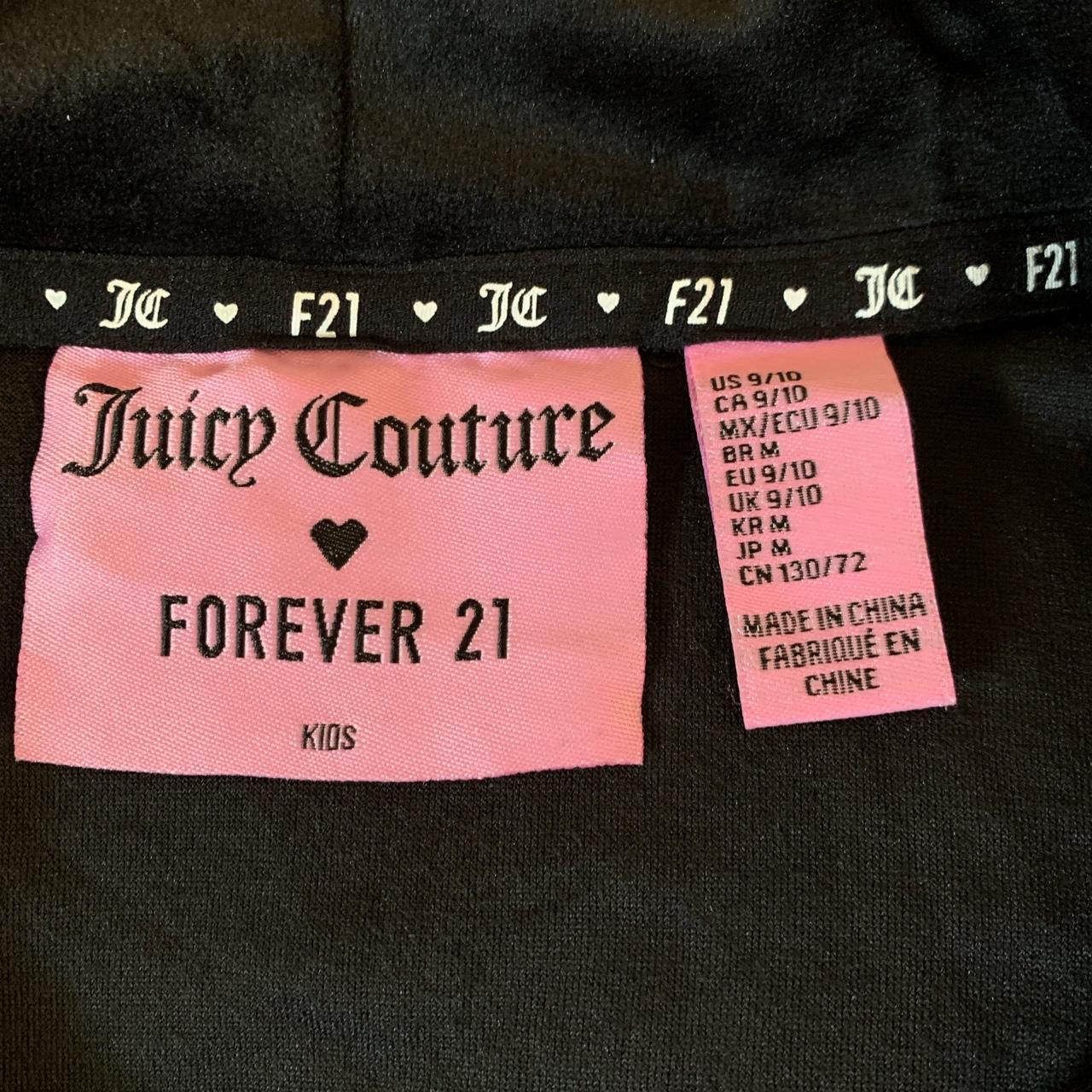 forever 21 juicy couture kids jacket worn once... - Depop