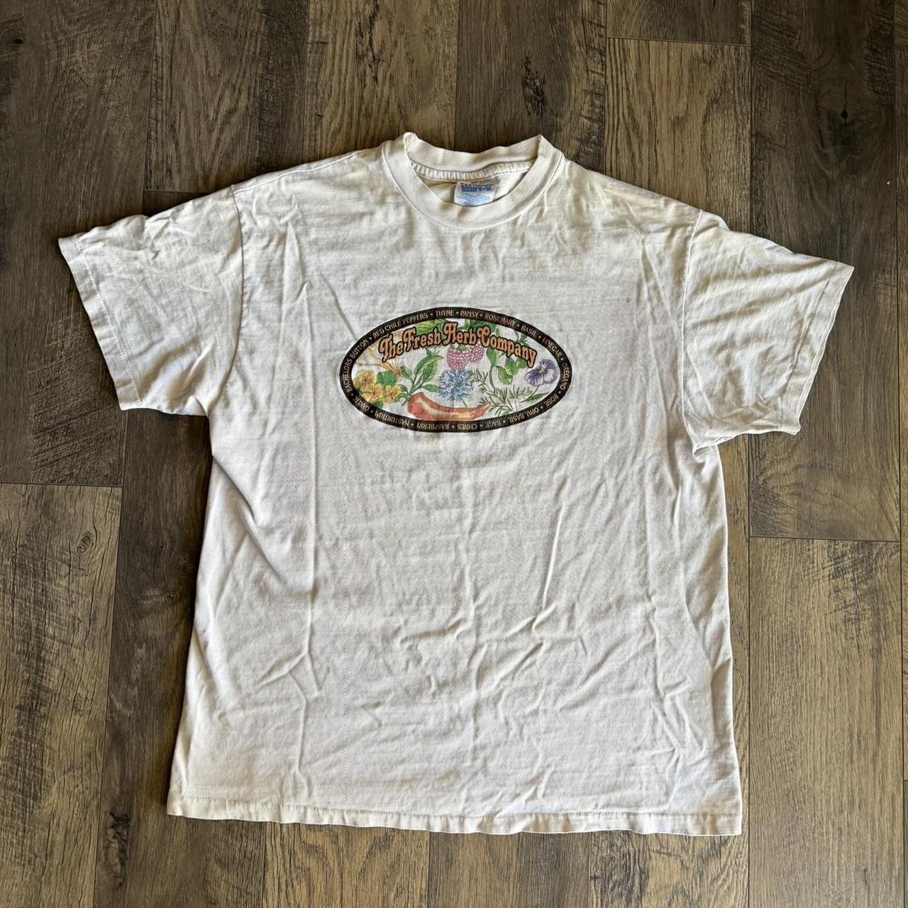 Vintage “The fresh herb company” tee Single... Depop