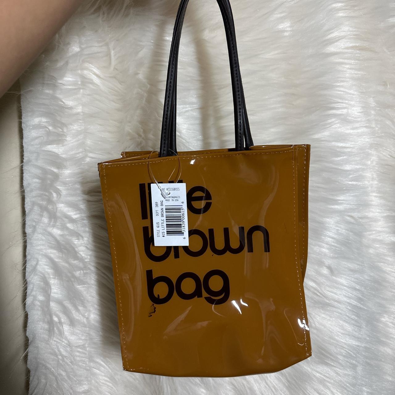 Bloomingdale’s Little Brown bag with key pouch and... - Depop