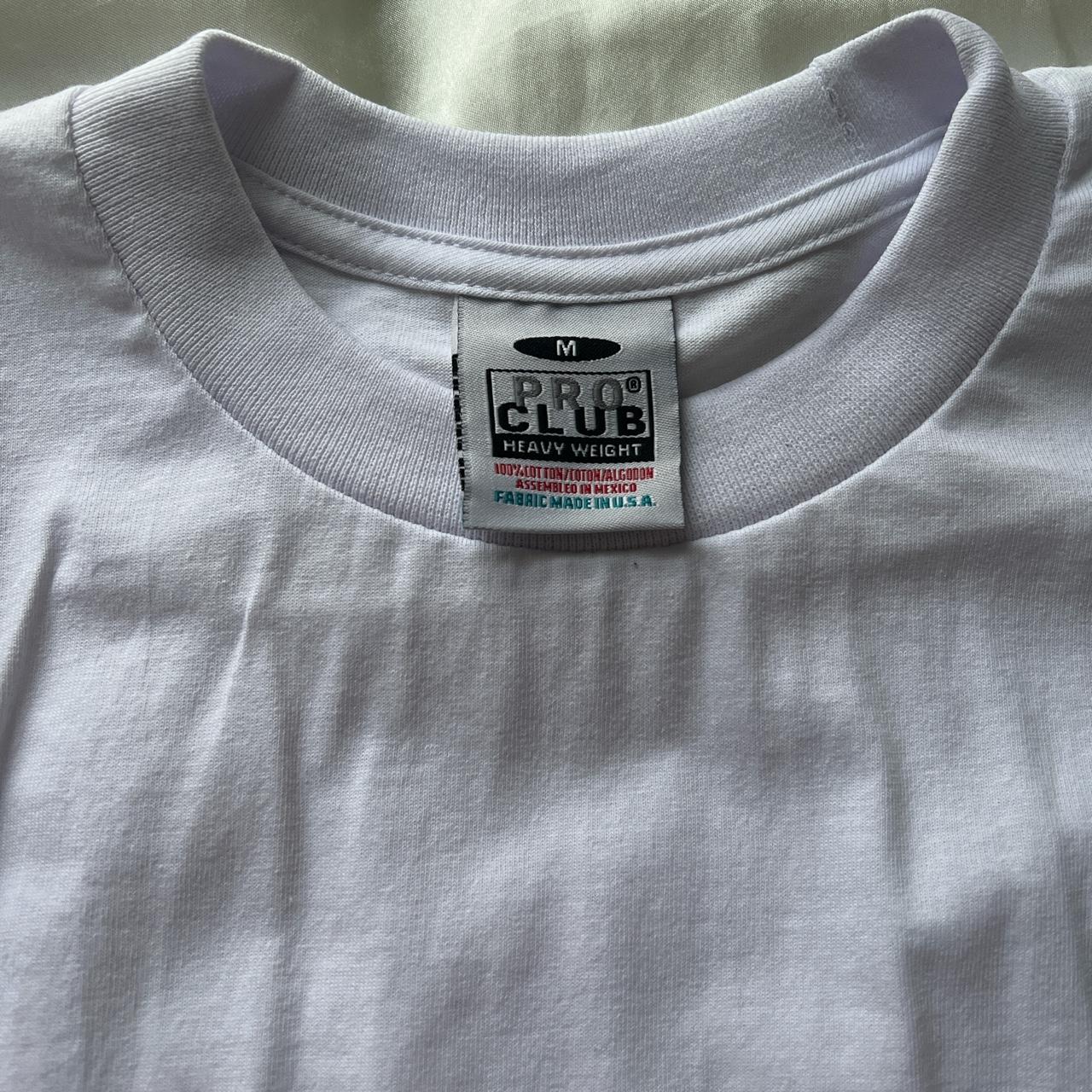 Pro Club White Long Sleeve - never worn, no tags -... - Depop