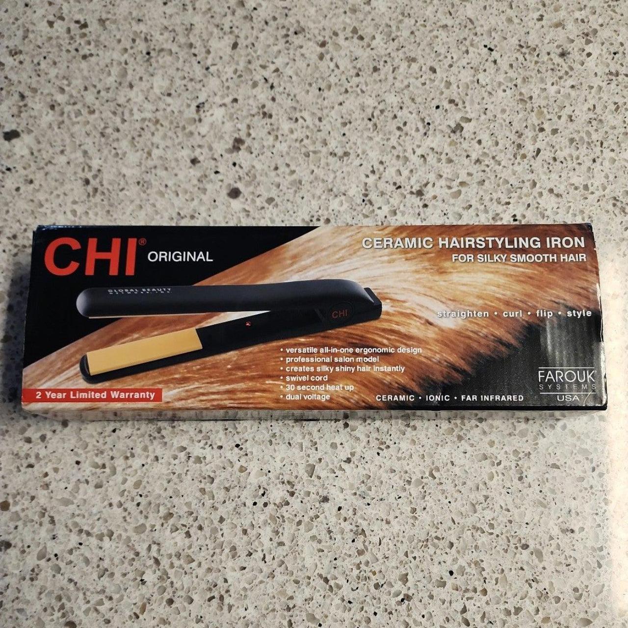 Chi original brand flat iron I ve just never used. Depop