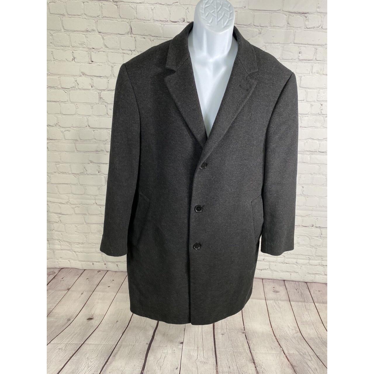 Calvin klein 3 button wool blend coat on sale