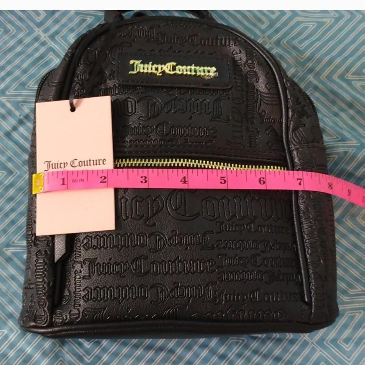 New Juicy Couture backpack with keychain and card - Depop