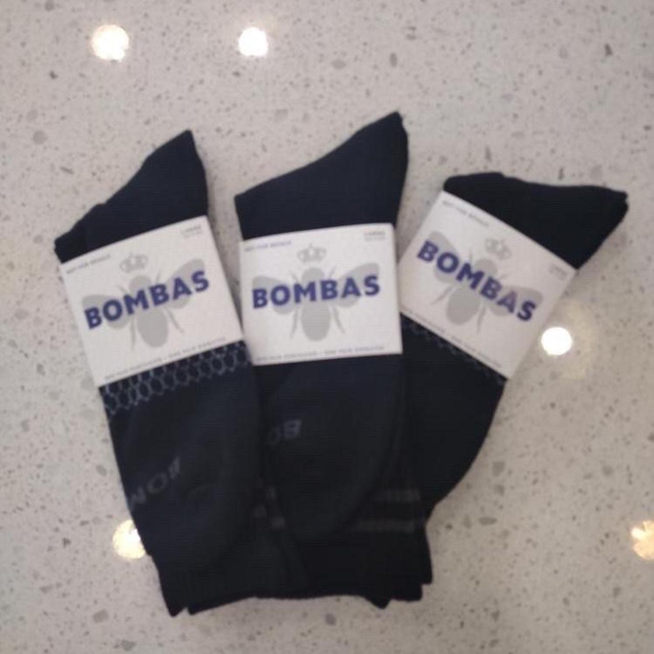 Bombas Men's Black Socks (3)
