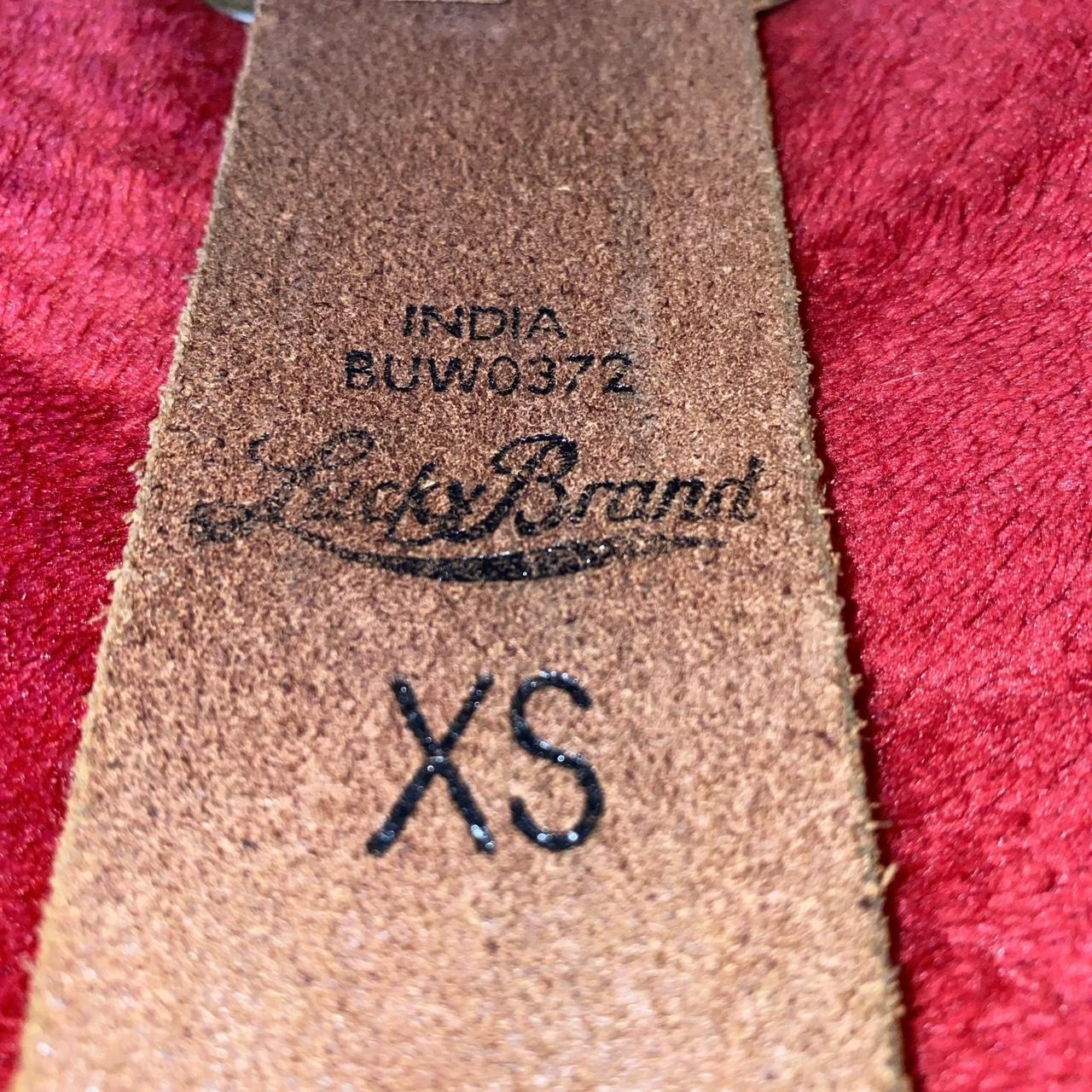 Lucky Brand Women's Brown and Purple Belt Depop