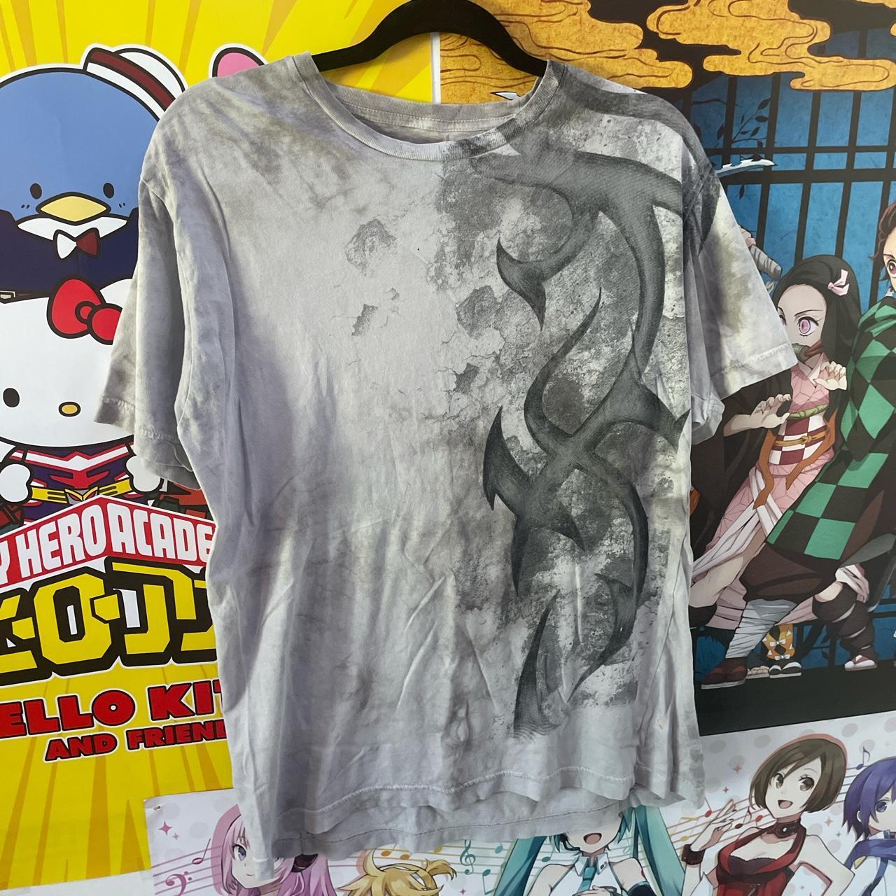 Rock and Republic Men's Grey and Black T-shirt