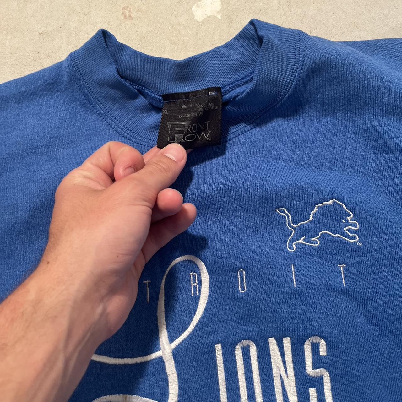 Vintage Detroit lions crewneck sweatshirt heather - Depop