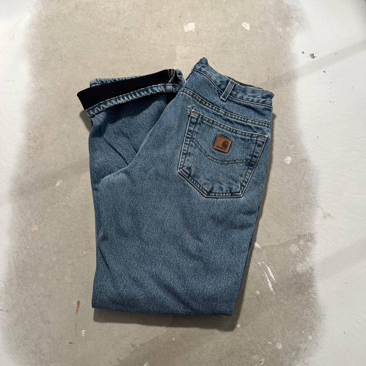 carhartt insulated jeans measures - W 31 L 32 - Depop