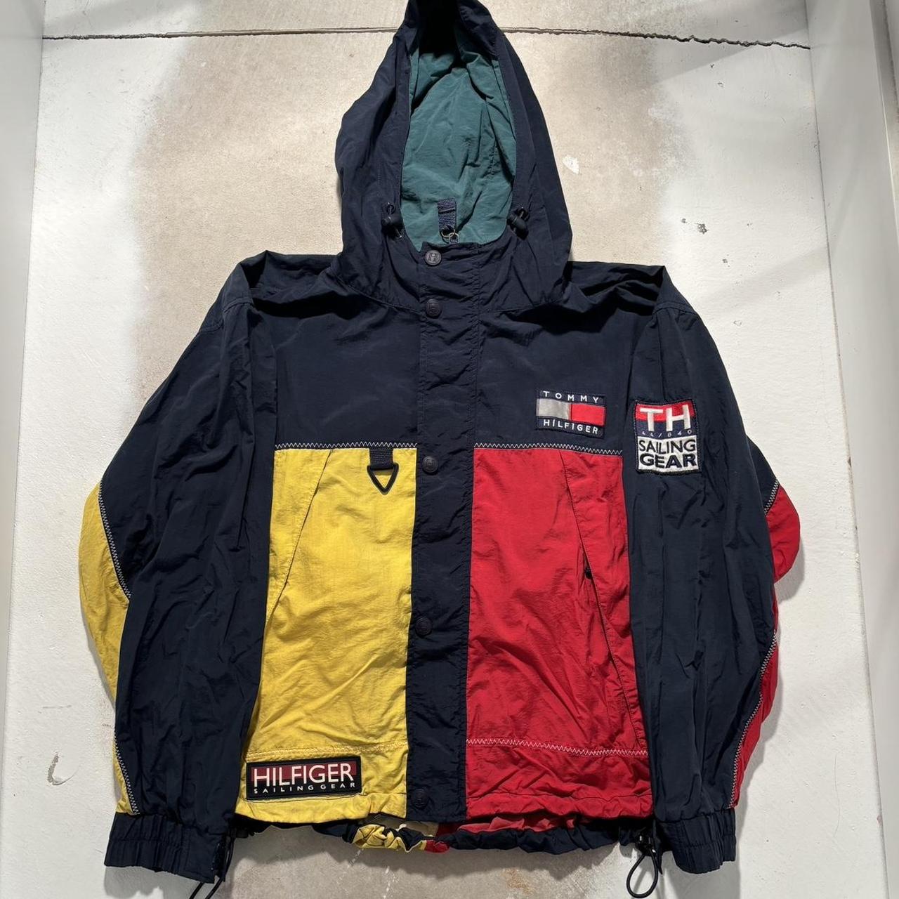 vintage 90s Tommy Hilfiger sailing jacket rare... - Depop