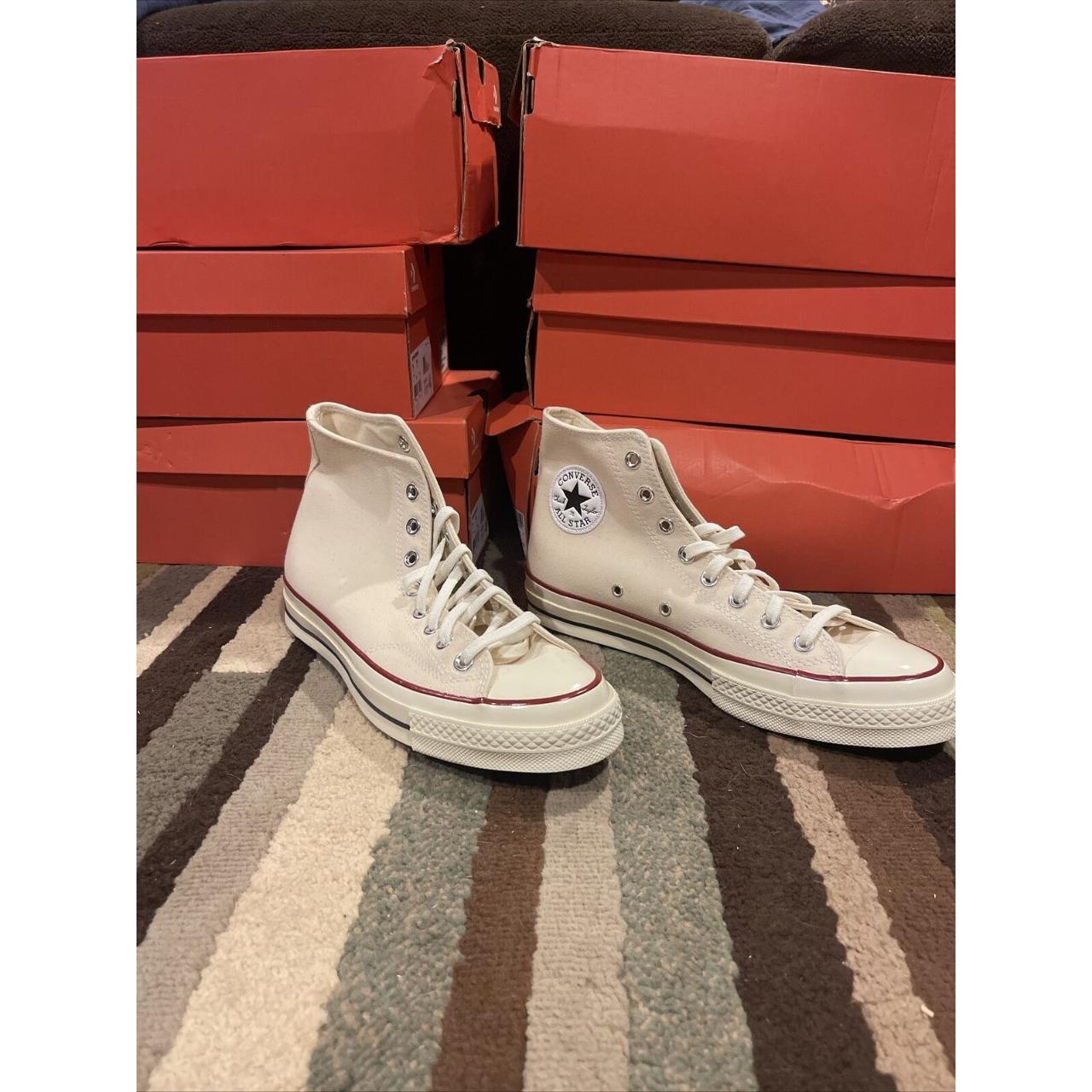 Converse unbleached deals white