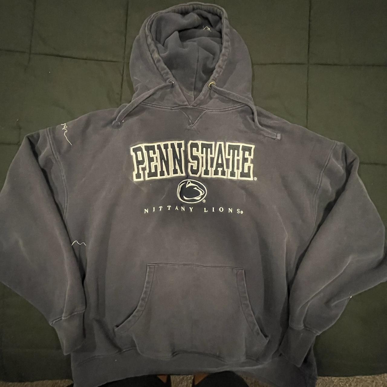Penn state navy blue vintage hoodie Mens XXL DO NOT... - Depop