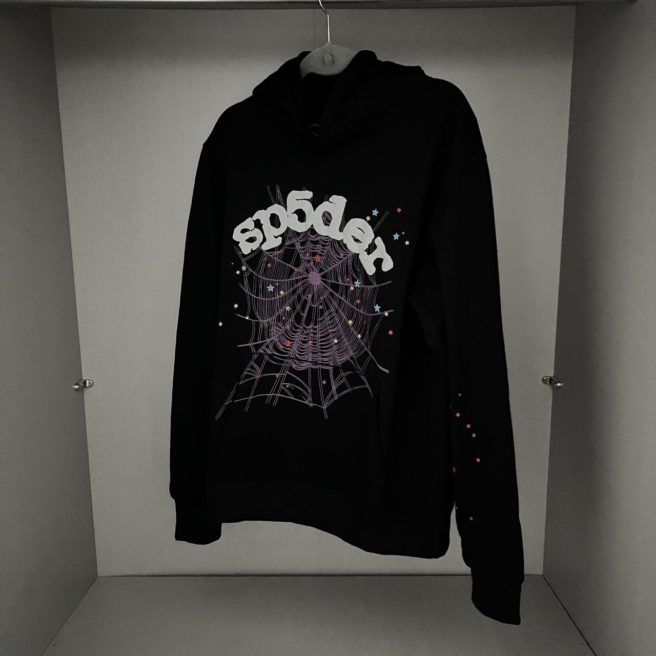 【sp5der】定価8万 限定 Sサイズ 黒 NEW Sp5der Hoodie Black Size L Spider Worldwide OG