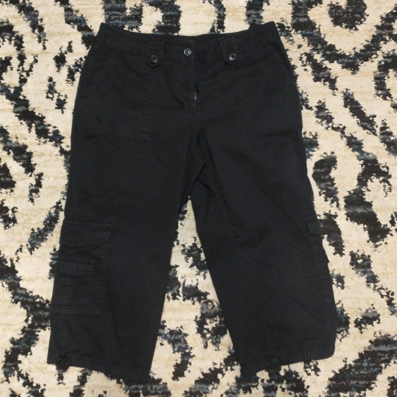 Style & Co black capri pants size 10 . In good used - Depop