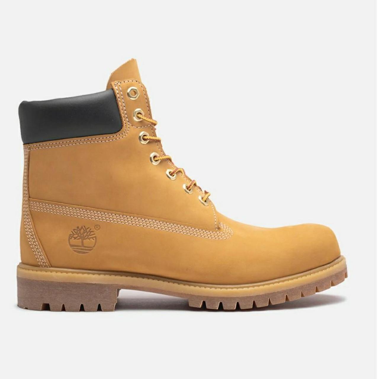 Timberland Men's Gold Boots | Depop