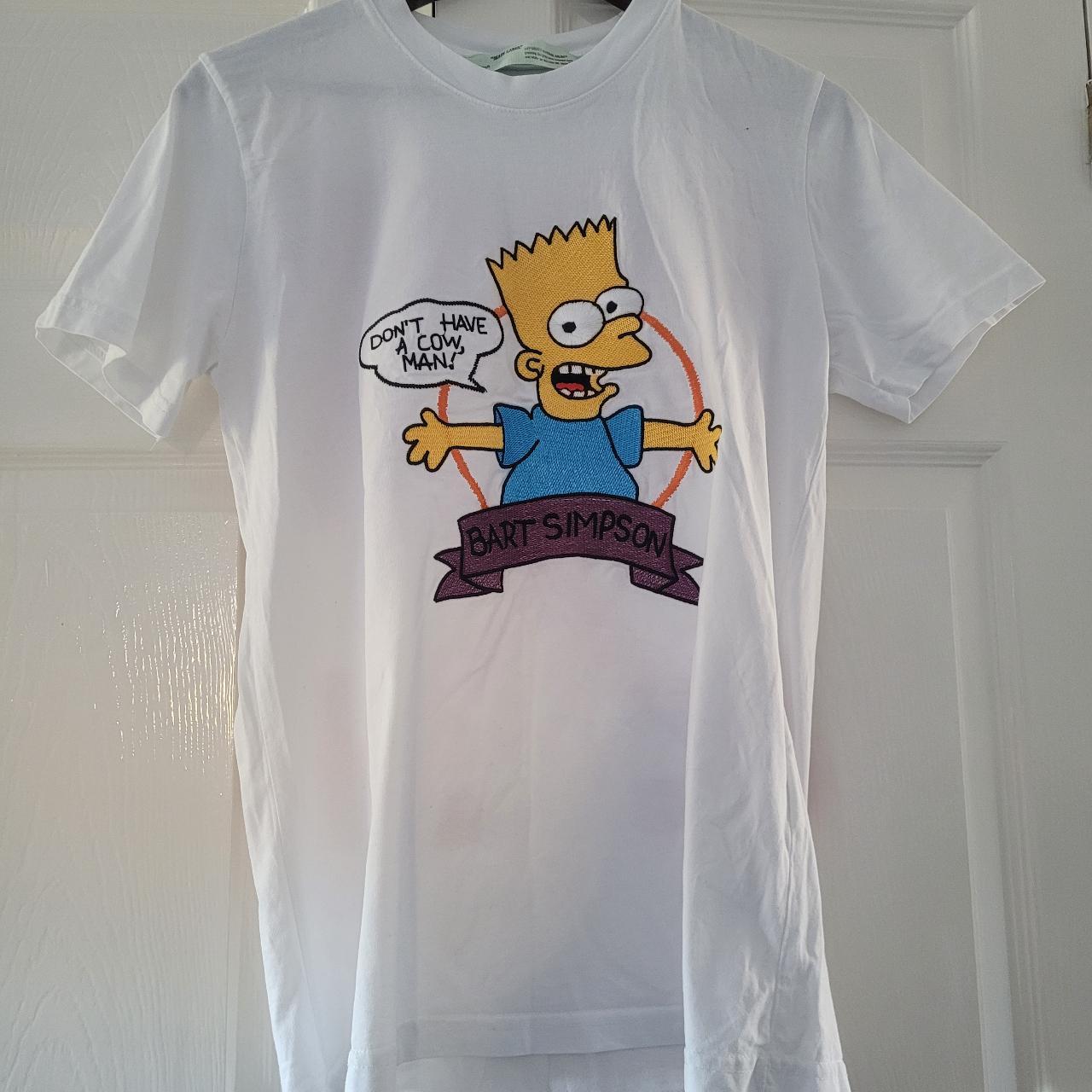 Simpsons x off on sale white