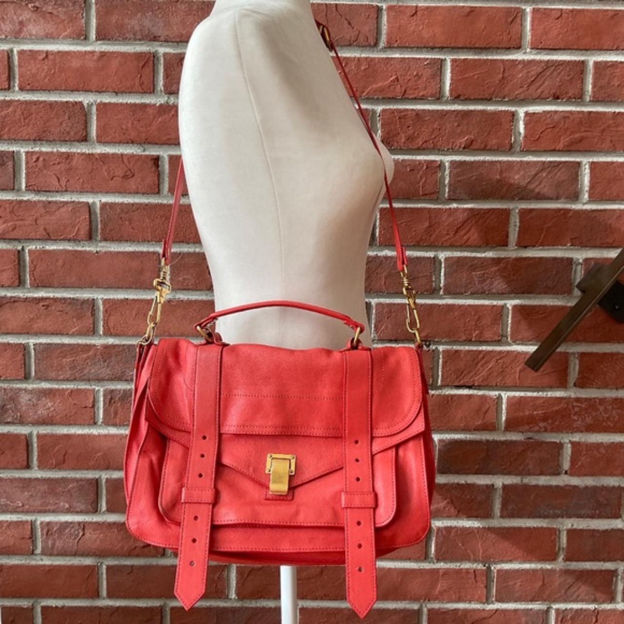 Proenza Schouler PS1 Red Medium Satchel Crossbody Depop