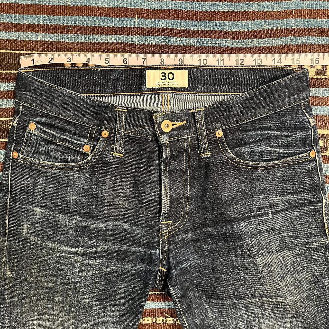 Tellason Stock Slim Tapered Jeans Made Depop