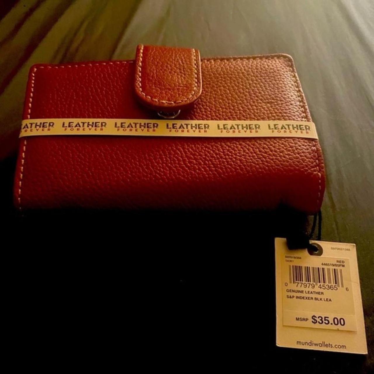 Mundi Women's Red and Silver Wallet-purses